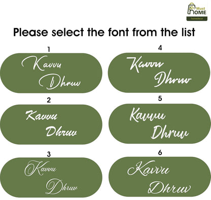 MustHome Name plate for home entrance outdoor | 38x20 cm