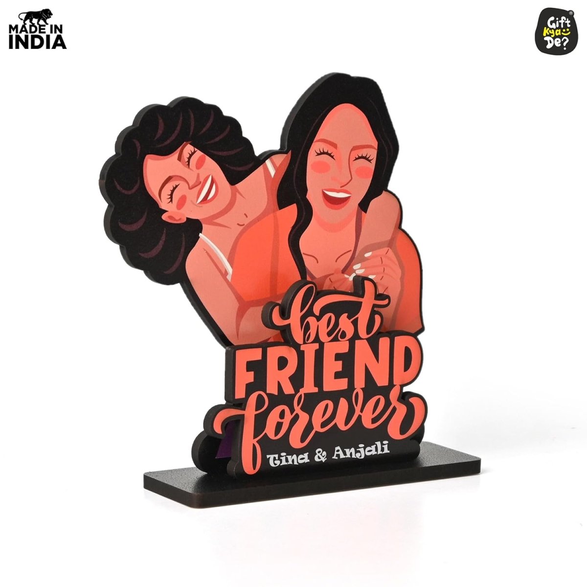 Personalized Friendship Day Showpiece | Gift for Best Friends, Birthday Gift for Friend