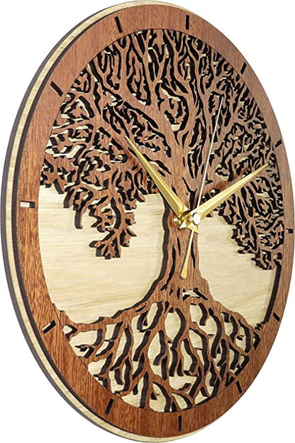 DESIGNER TREE WOODEN WALL CLOCK