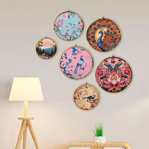 MustHome Wall Plates for home decoration   Set of 6