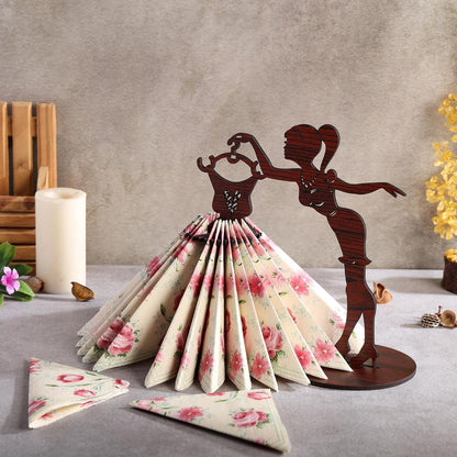 MustHome Tissue Paper Holder Napkin Organizer Napkin Dress Freestanding |