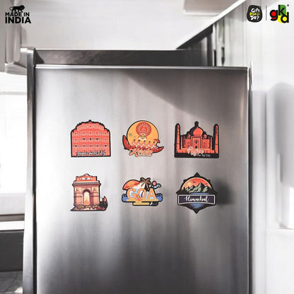 Wooden Fridge Magnets – Set of Unique & Customizable Designs