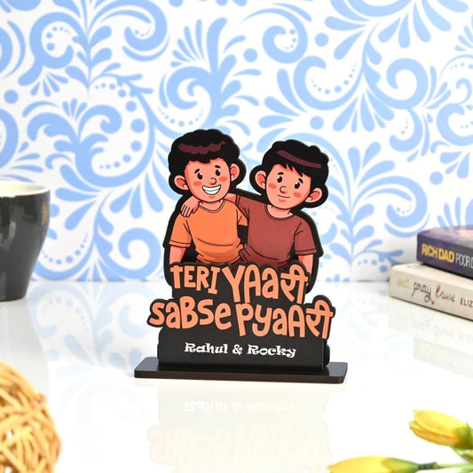Personalized Friendship Day Showpiece | Gift for Best Friends, Birthday Gift for Friend