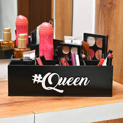 Personal Organizer and Makeup Box 8 Compartment Multi-Storage Box