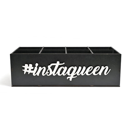 Personal Organizer and Makeup Box 8 Compartment Multi-Storage Box