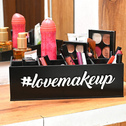 Personal Organizer and Makeup Box 8 Compartment Multi-Storage Box