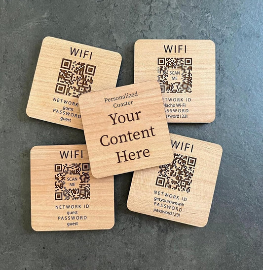 MustHome | Customized/Personalised Coasters  Set of 4