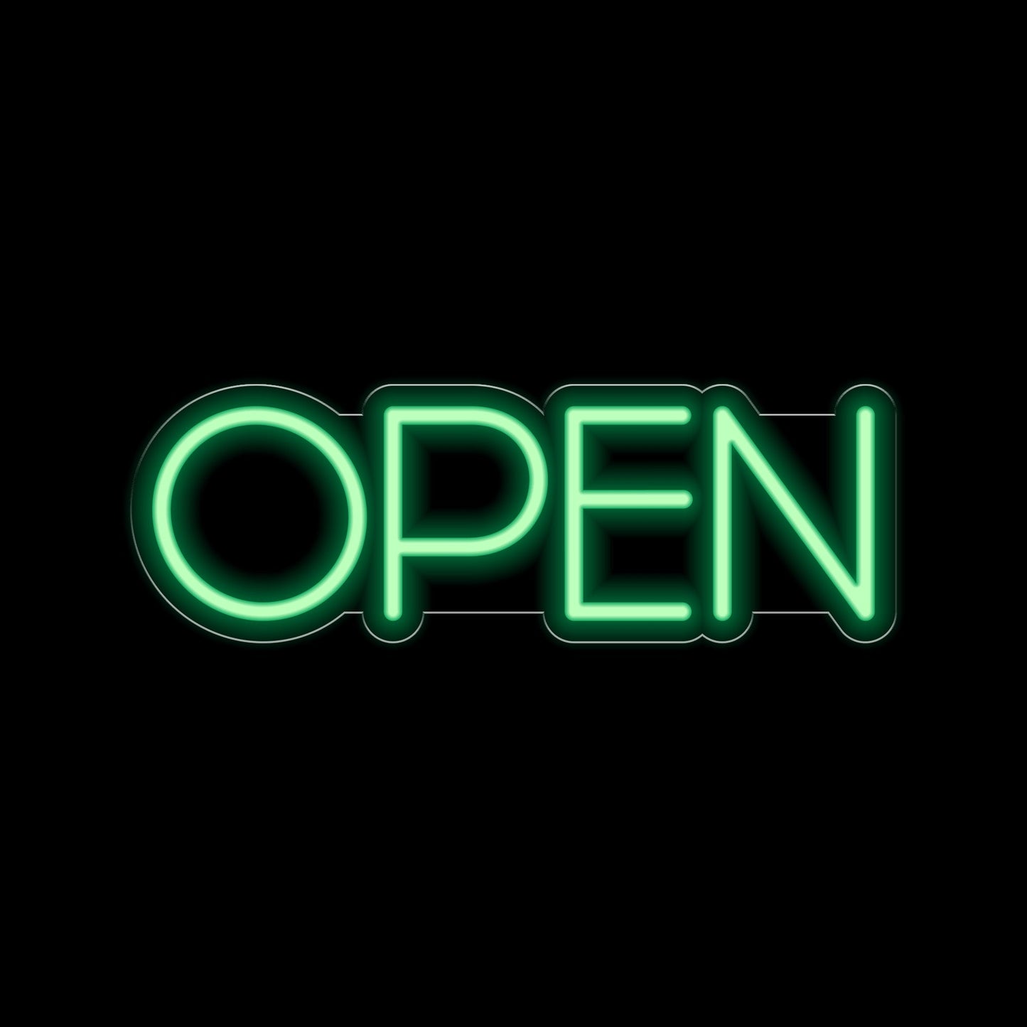 Free Open Neon Sign