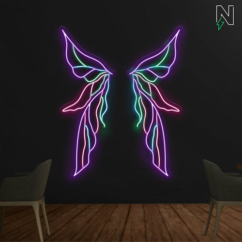 Majestic Wings Neon Sign