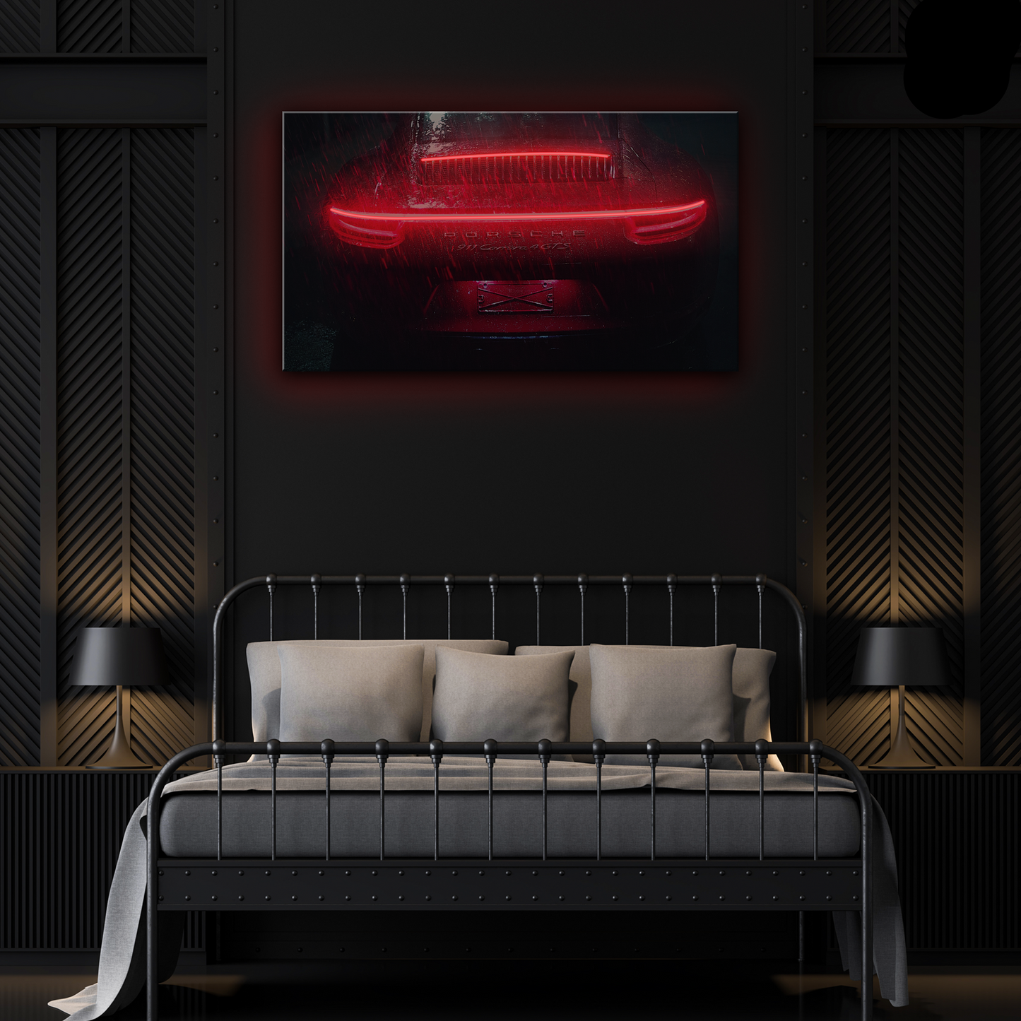 Porsche V1 LED Neon Art