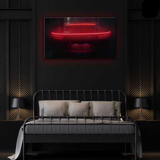 Porsche V1 LED Neon Art