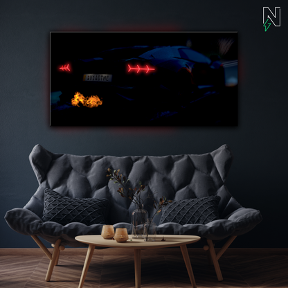 Lamborghini V2 LED Neon Art