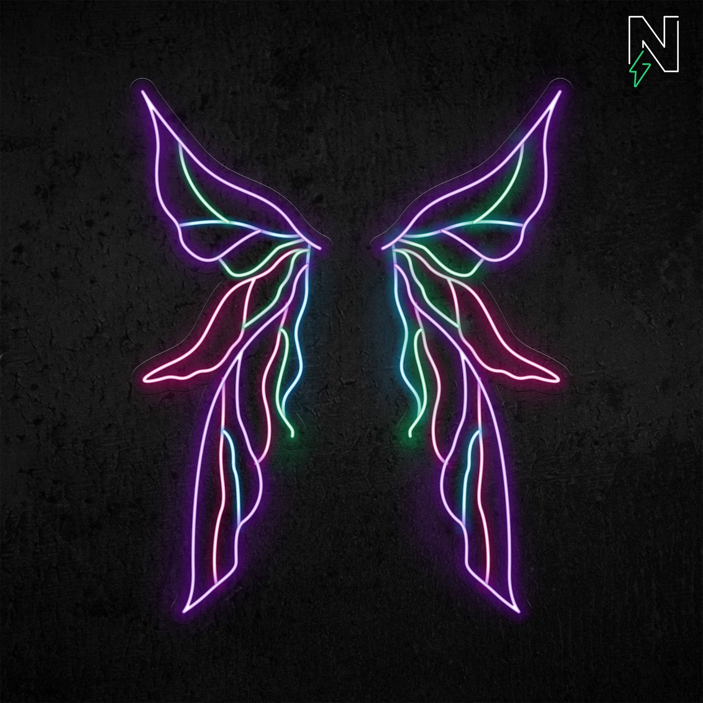 Majestic Wings Neon Sign