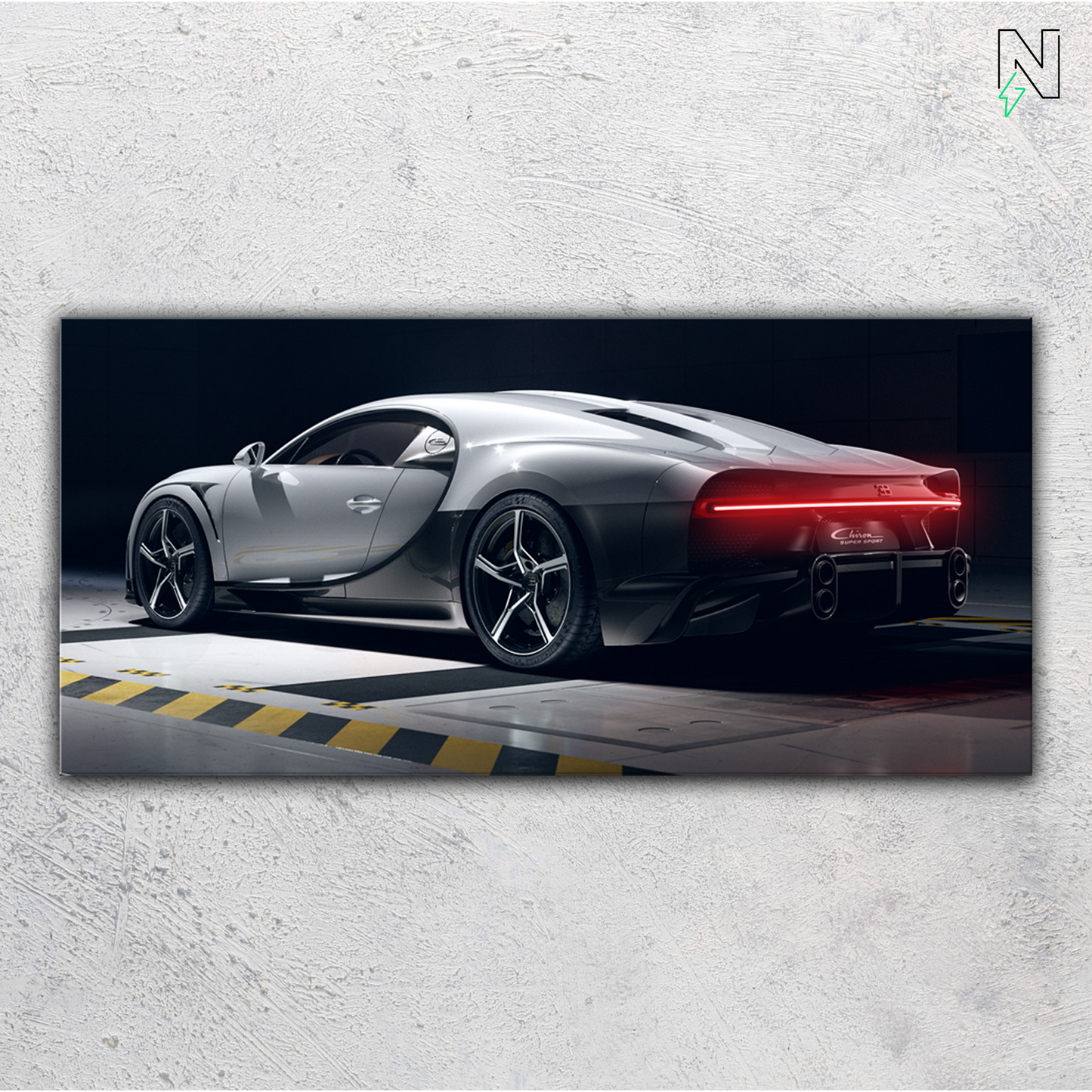 Bugatti V1 LED Neon Art