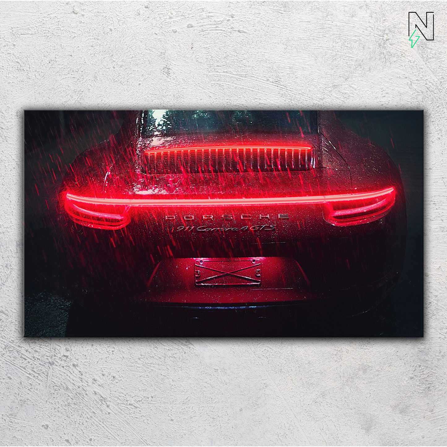 Porsche V1 LED Neon Art