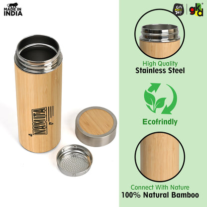 Buy Eco-Friendly Bamboo Water Bottle – Sustainable Hydration Solution & Customized