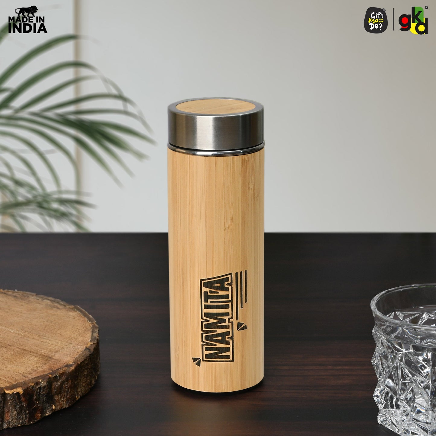 Buy Eco-Friendly Bamboo Water Bottle – Sustainable Hydration Solution & Customized