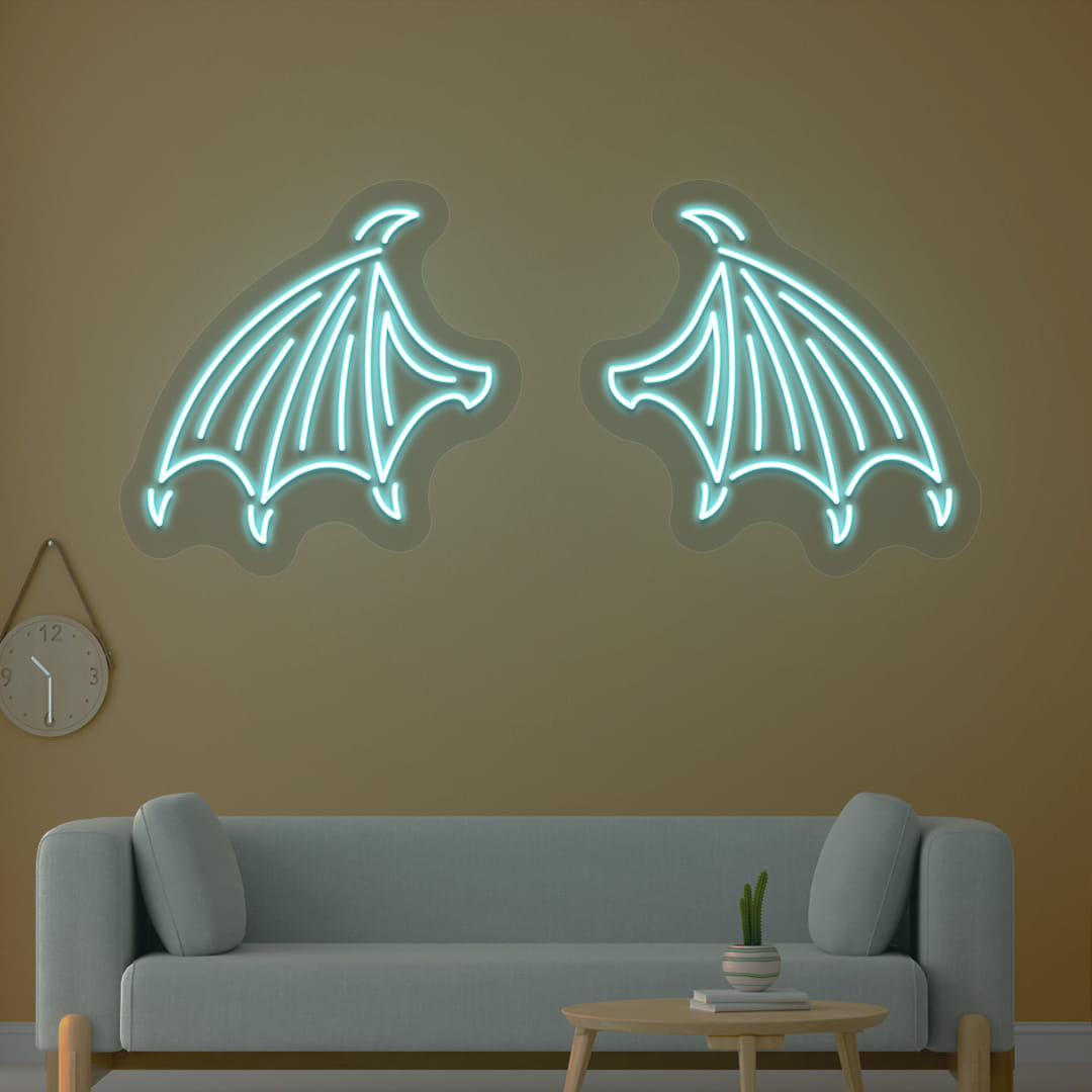 Bat Wings Neon Sign