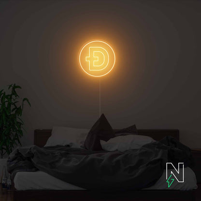 Doge Coin Neon Sign