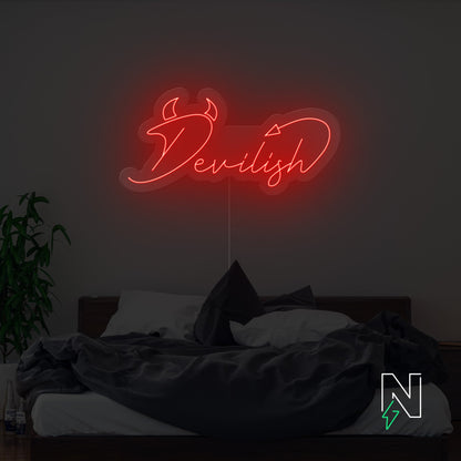 Develish Neon Sign