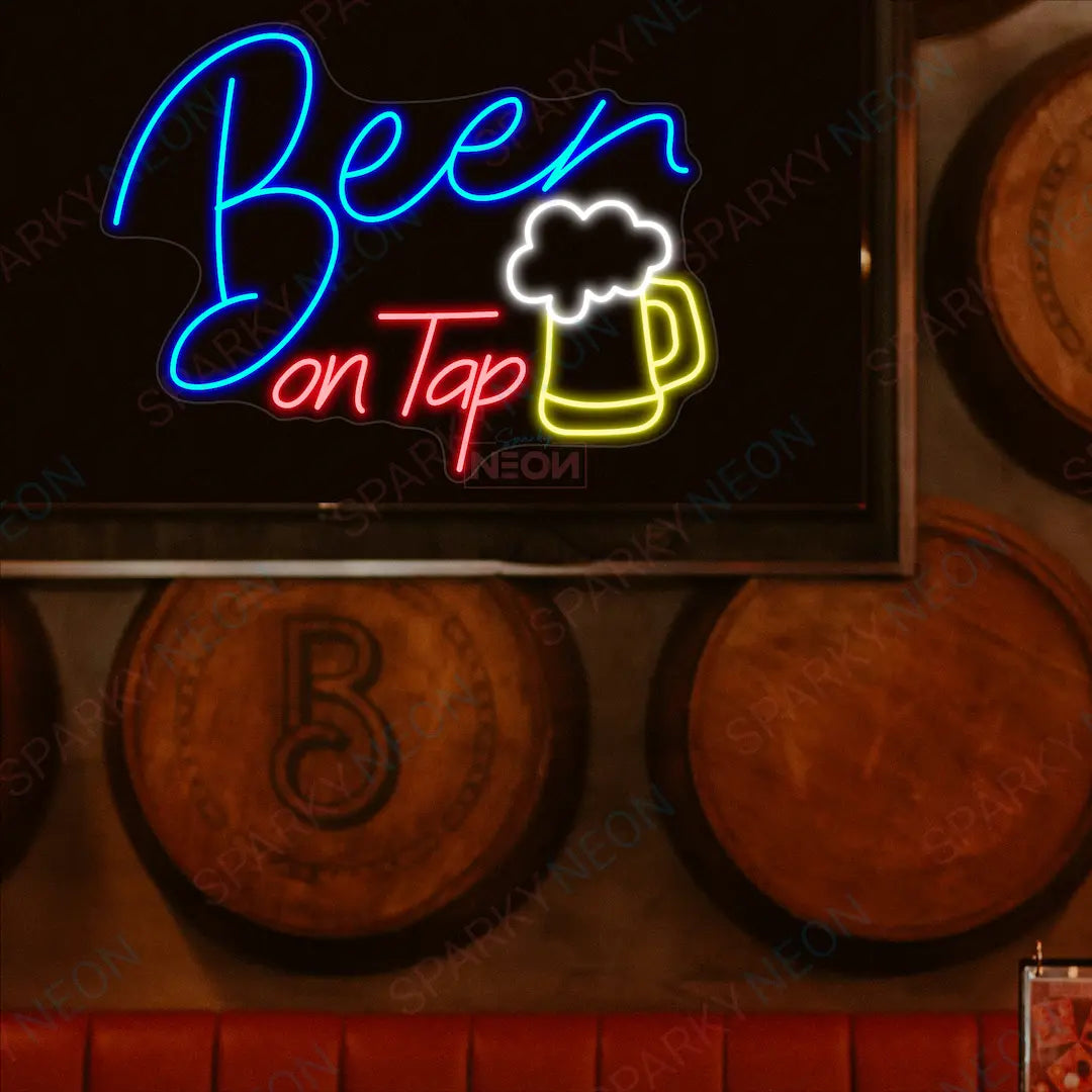 Beer On Tap Neon Light Sign