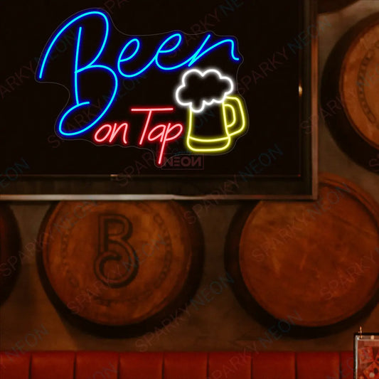 Beer On Tap Neon Light Sign