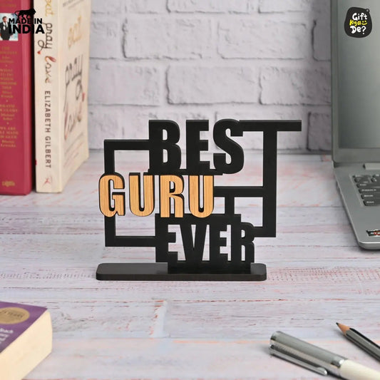 Teacher Day Wooden Decorative Table Top  | Unique Teacher's Gift  | Farewell Gifts