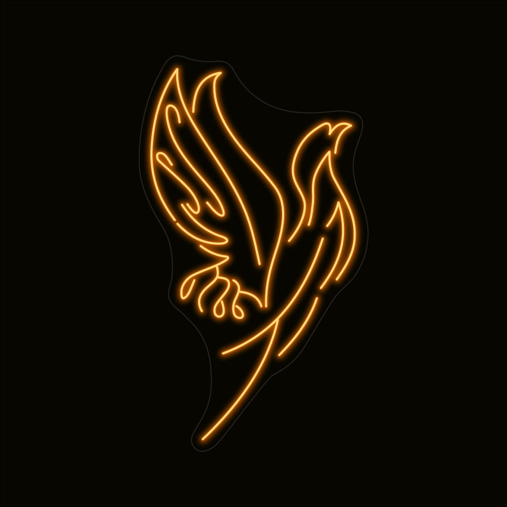 Bird Neon Sign Aesthetic Phoenix Led Light Cool Neon Signs