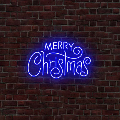 Merry Christmas Neon Sign