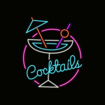 Cocktails Neon Sign