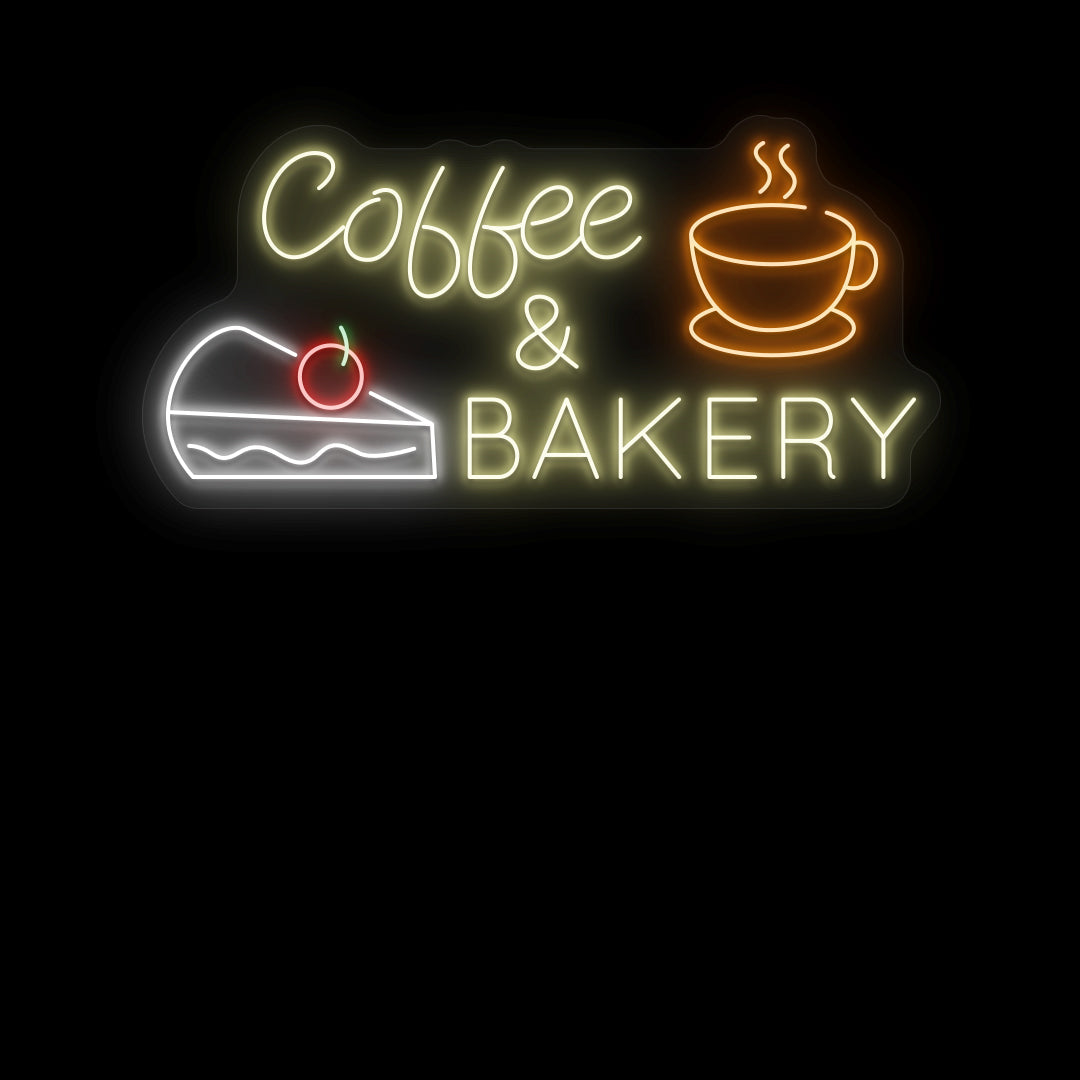 Coffee & Bakery Neon Sign
