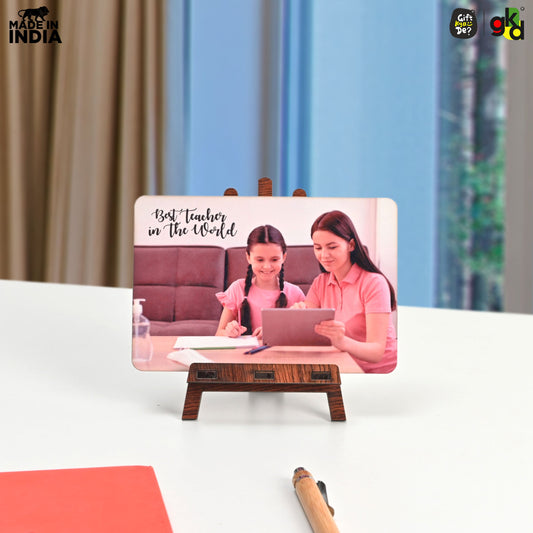 Customizable Photo Frame Design With Stand | Pre-Printed Custom Images for Family, Friends, and Special Moments | Unique Gift for Home Décor