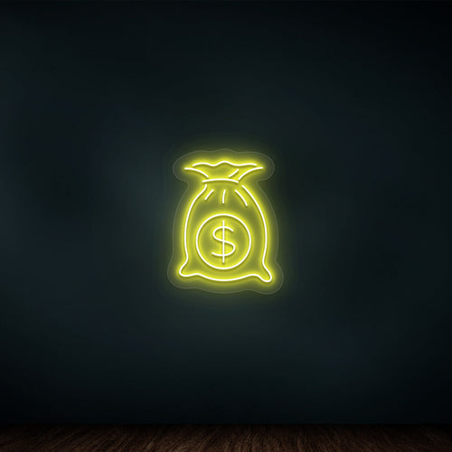Dollar Bag Neon Sign
