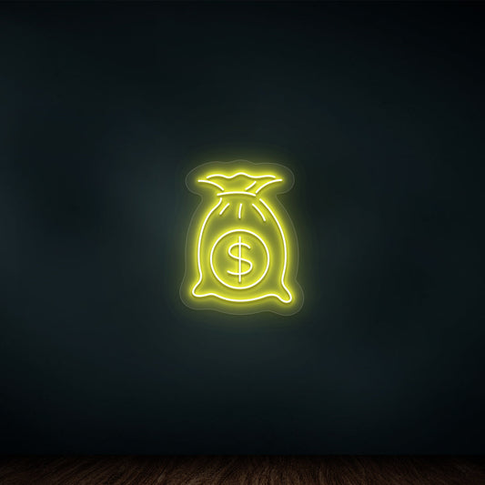 Dollar Bag Neon Sign