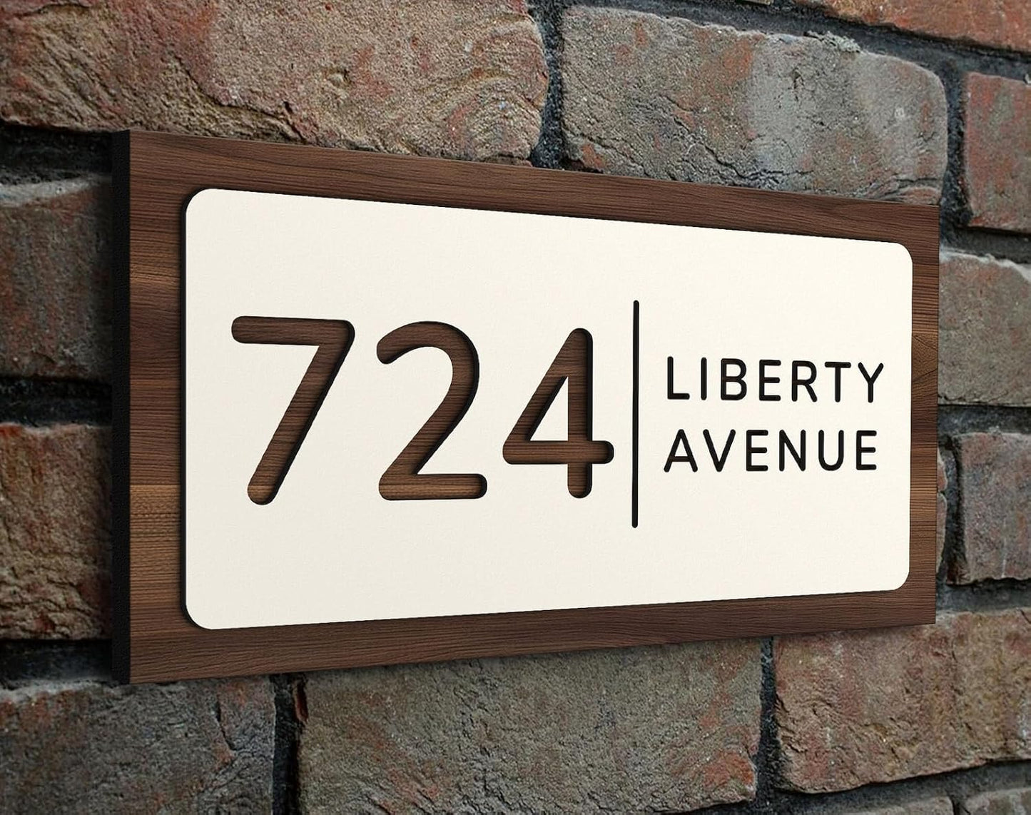 FusionEdge Home | Name Plate For Home, Office & Outdoor Entrance |15x30 cm