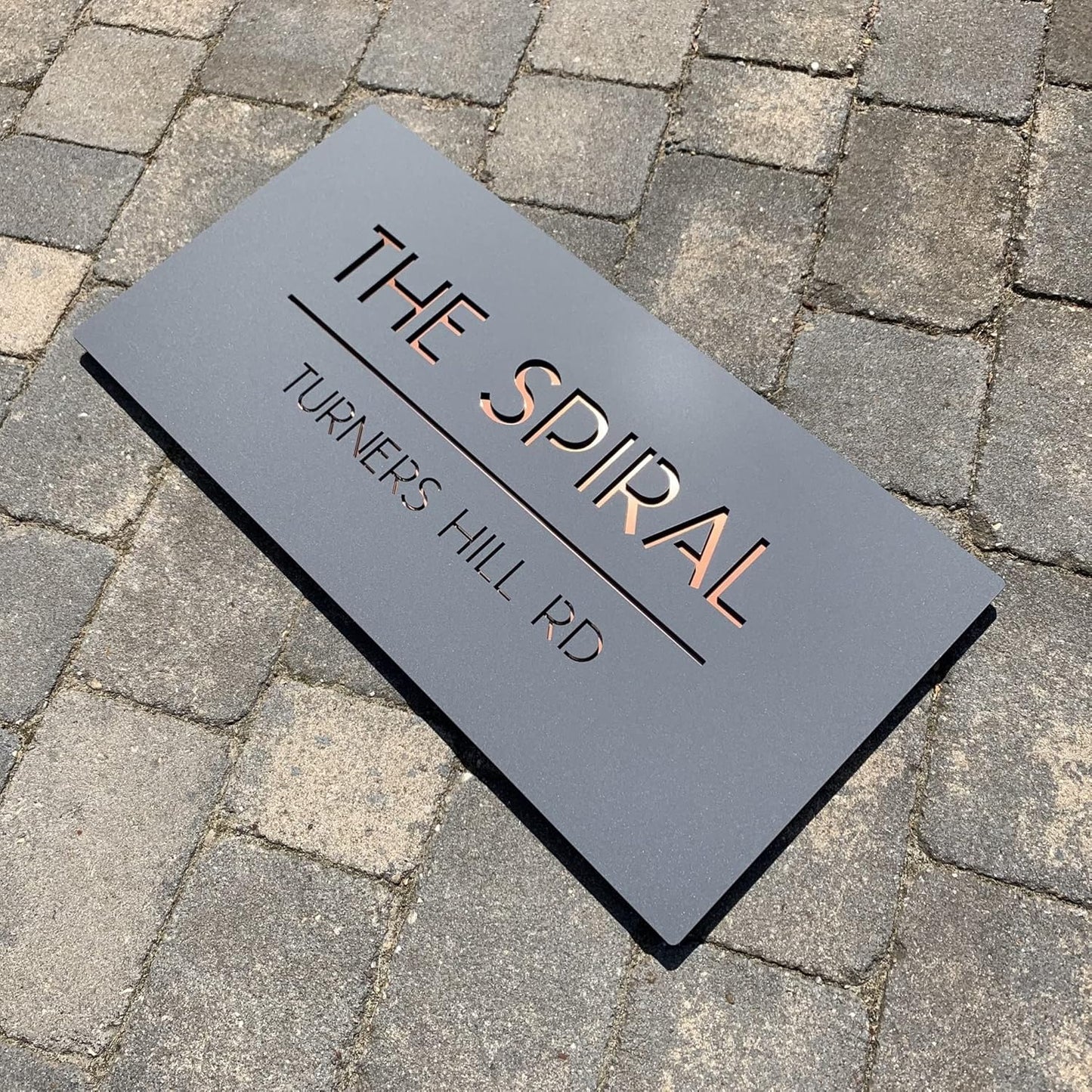 MustHome | Name Plate For Home, Office & Outdoor Entrance | 15X30 cm