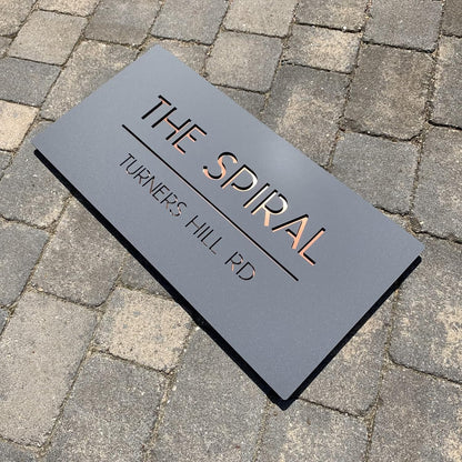 MustHome | Name Plate For Home, Office & Outdoor Entrance | 15X30 cm