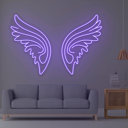 Fairy Wings Neon Sign