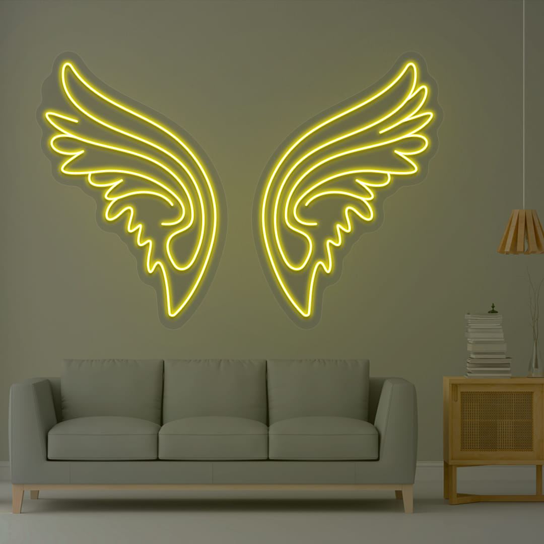 Fairy Wings Neon Sign