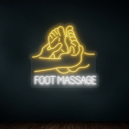 Foot Massage Neon Sign