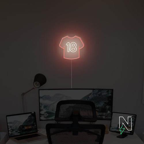 Jersey No.18 Neon Sign