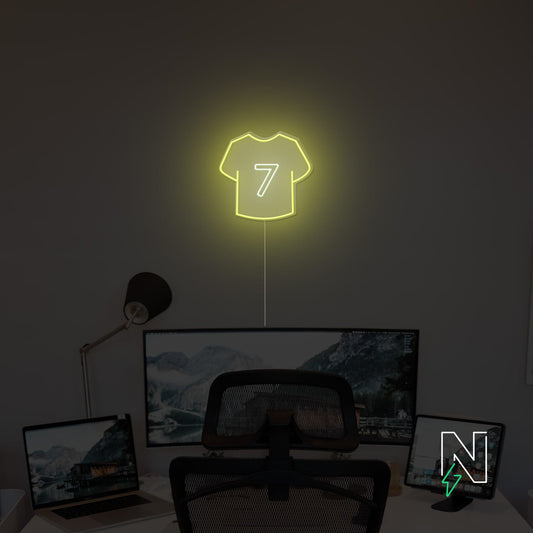 Jersey No.7 Neon Sign