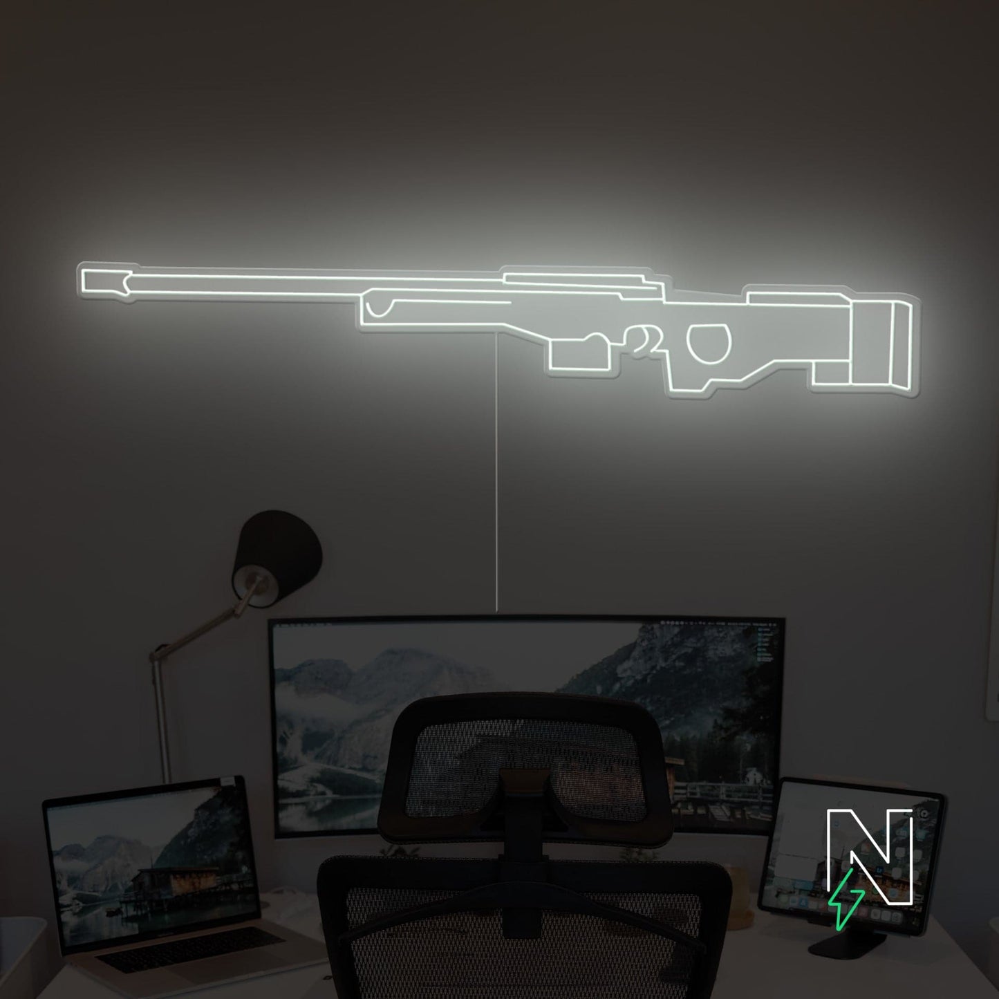 AWM Gun Neon Sign