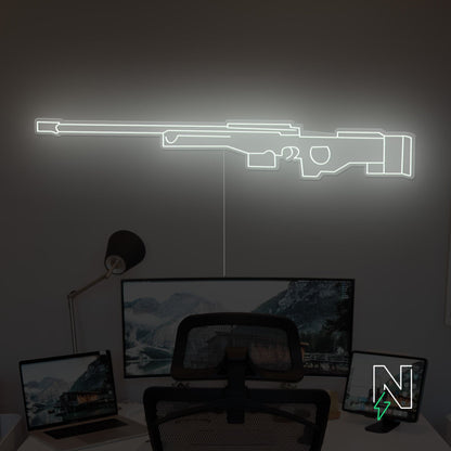 AWM Gun Neon Sign