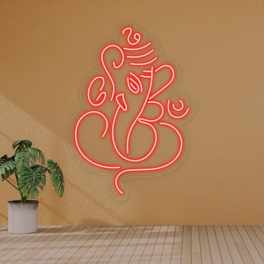 Ganesh Ji Neon Sign