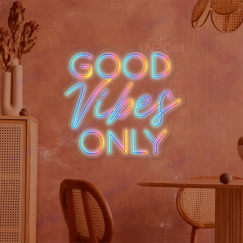 Good Vibes Only FloMo Neon Sign