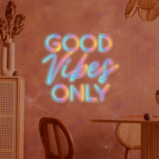 Good Vibes Only FloMo Neon Sign
