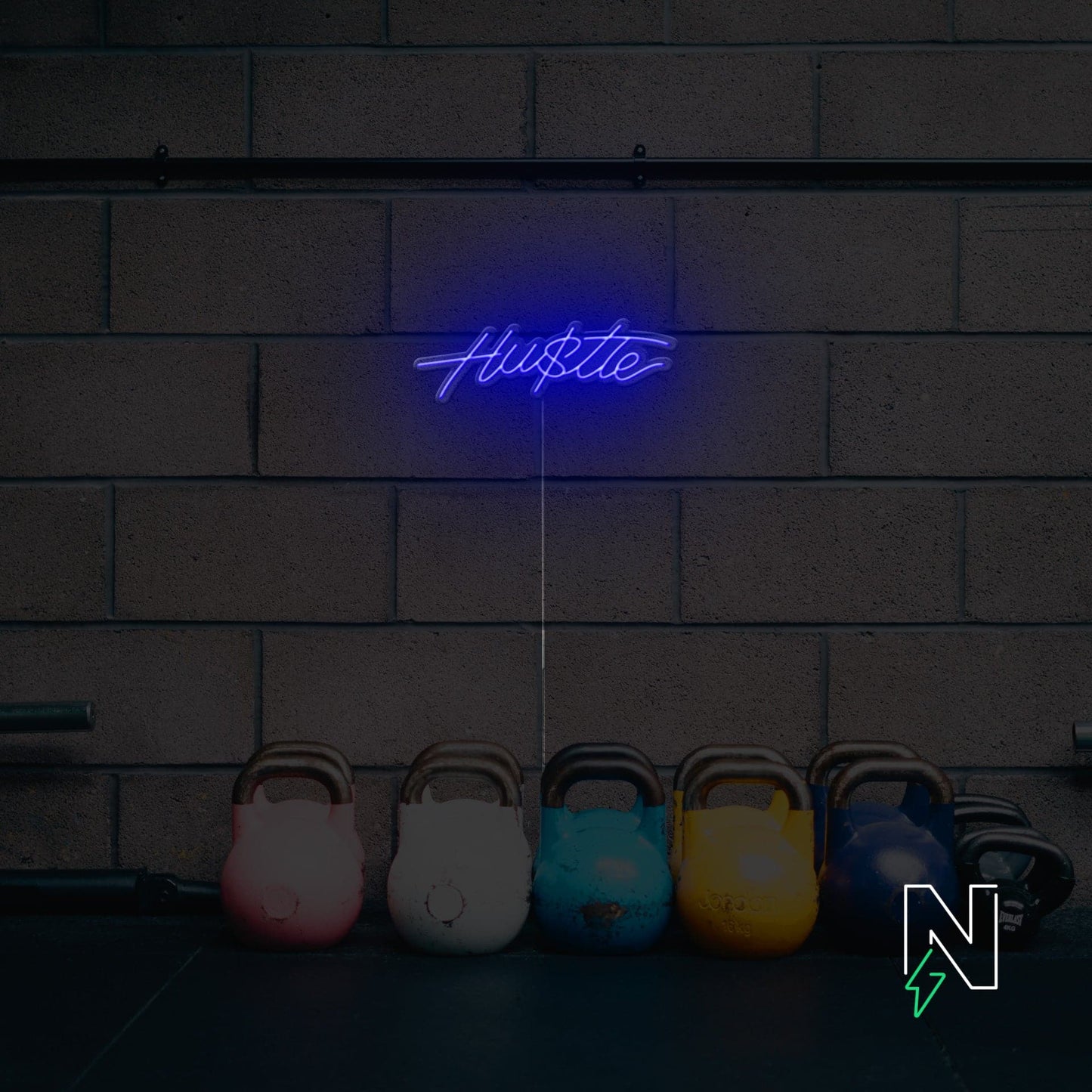 Hustle Neon Sign
