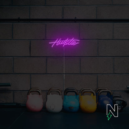 Hustle Neon Sign
