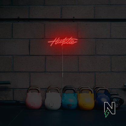 Hustle Neon Sign